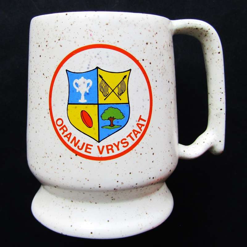 Old Oranje Vrystaat Rugby Beer Mug
