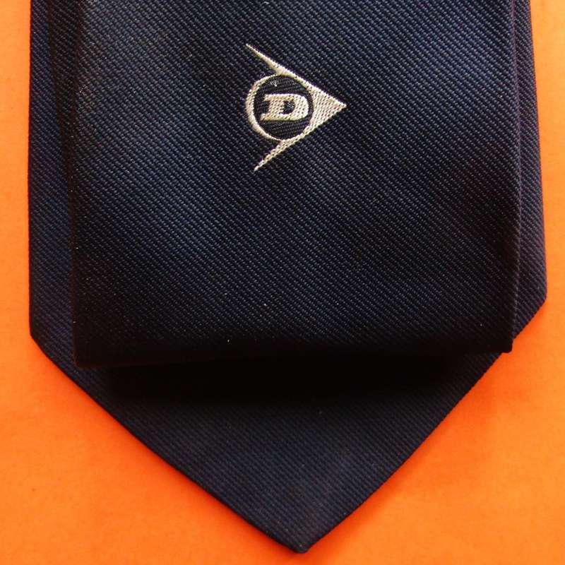 Old Dunlop Advertising Neck Tie