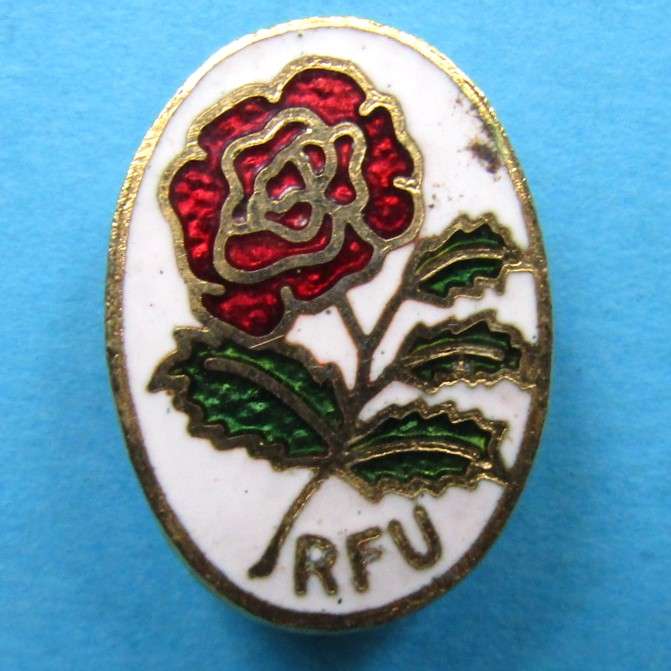 Old England Rugby Football Union Lapel Pin Badge