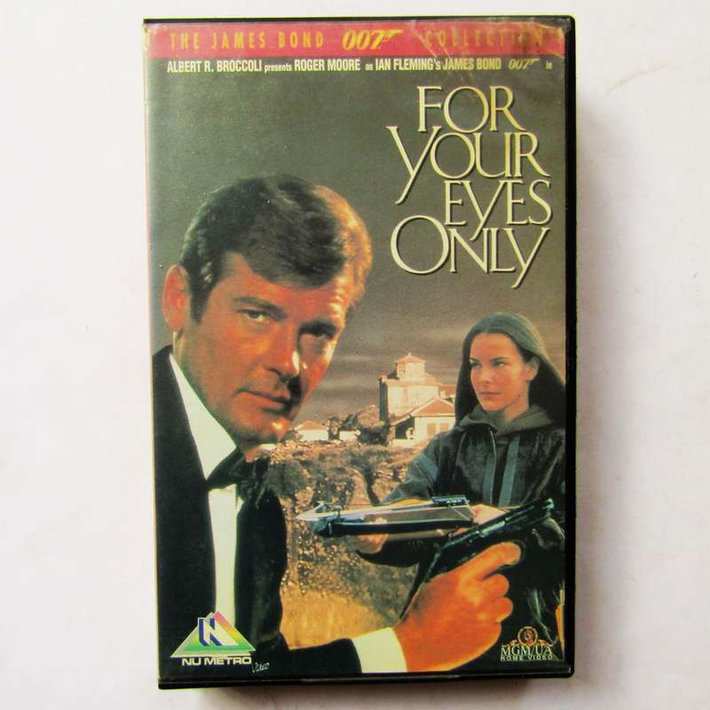 For Your Eyes Only - James Bond 007 - Movie VHS Tape (1995)