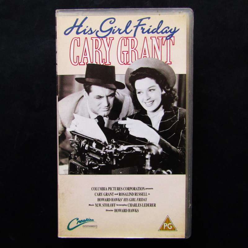 His Girl Friday - Movie VHS Tape (1994)