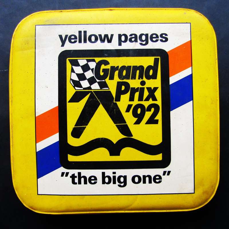 1992 SA Grand Prix Motorsport Spectator Cushion