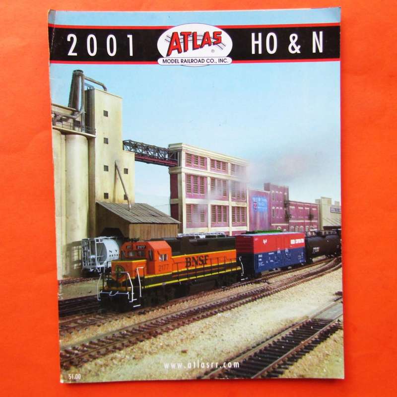 2001 Atlas Model Railroad Catalog