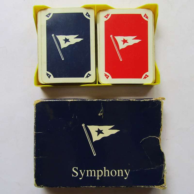 Old Pack of Symphony Ship Playing Cards