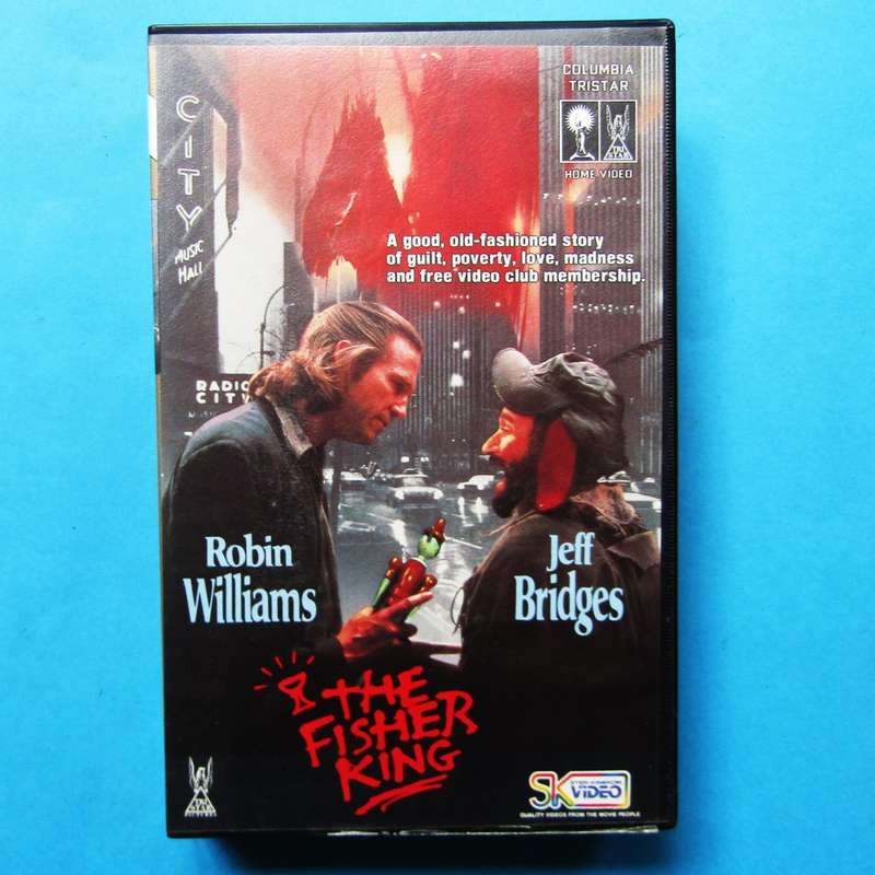 The Fisher King - Robin Williams - Dark Comedy Movie VHS Tape (1992)