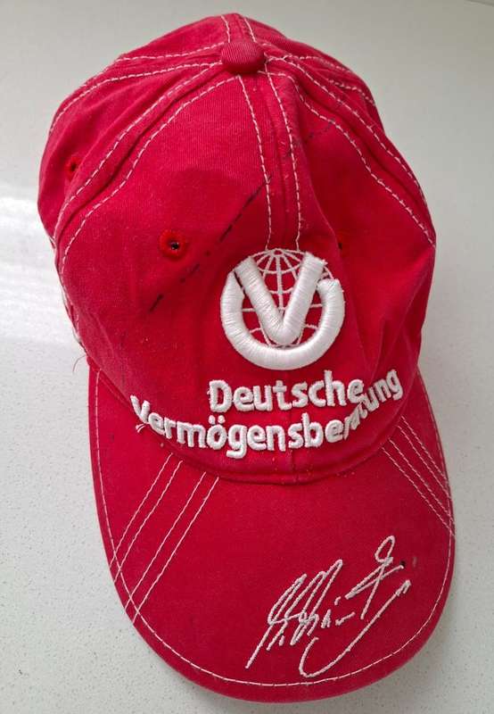Old Ferrari Michael Schumacher Racing Cap
