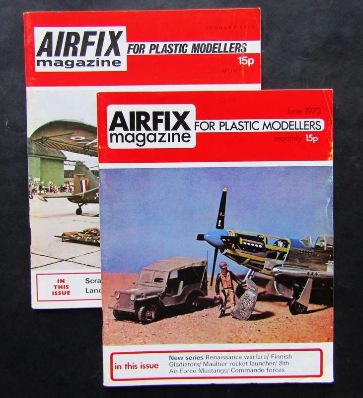 2 Airfix Magazines from 1973