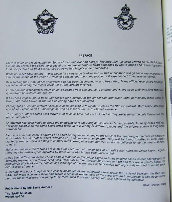 Yellow Wings - SAAF Book (1989)