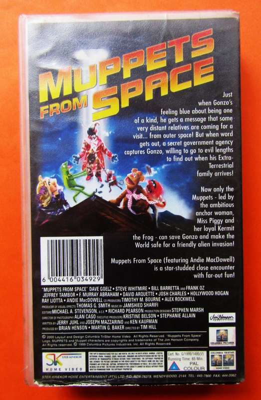 Muppets from Space - Movie VHS Tape (2000)