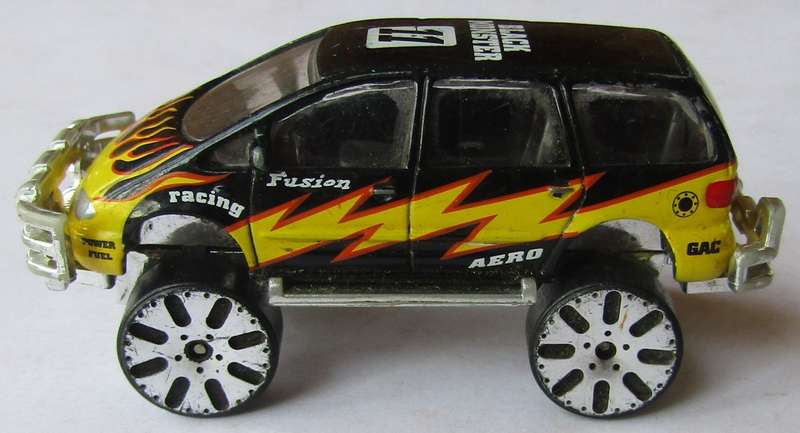 Old RealToy Black Monster Racer
