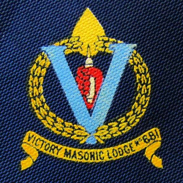 Old Victory Masonic Lodge No 681 Neck Tie