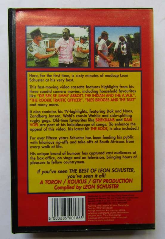 The Best of Leon Schuster - VHS Video Tape (1992)