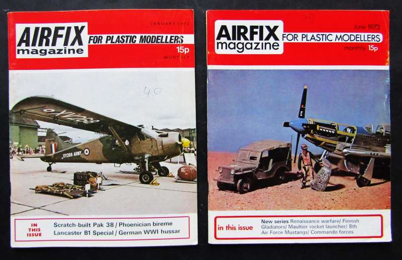 2 Airfix Magazines from 1973