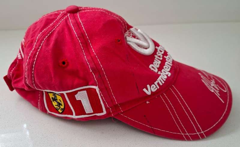 Old Ferrari Michael Schumacher Racing Cap