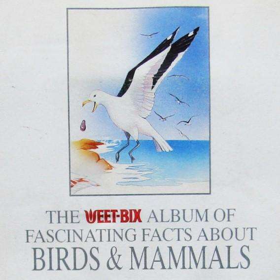 1990 Weet-Bix Birds and Mammals Sticker Card Album