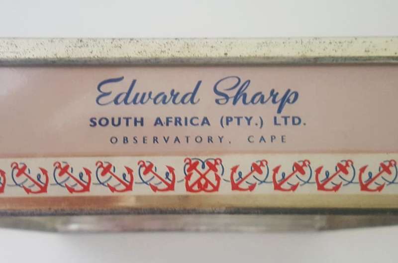 Old Union Castle Mailship Leaving Cape Town Toffee Tin