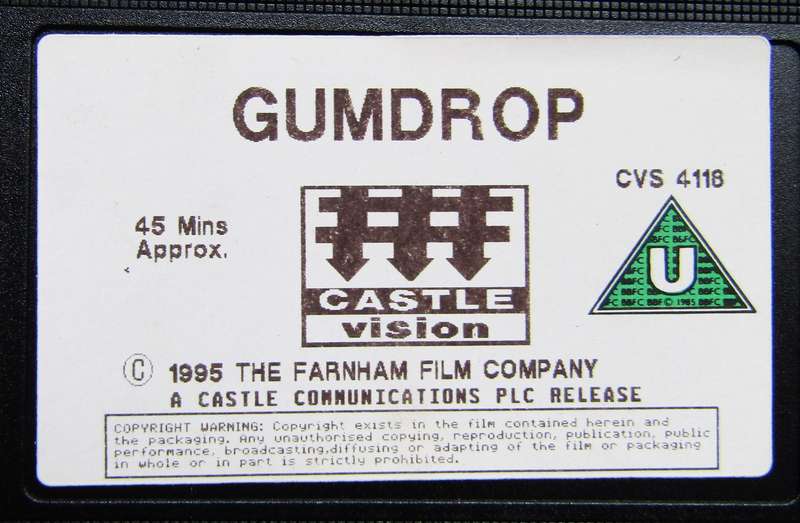 Gumdrop - TV Series VHS Tape (1995)