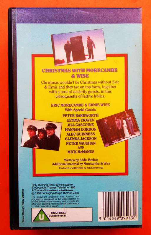 Christmas with Morecambe & Wise - VHS Video Tape (1986)