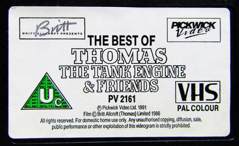 The Best of Thomas the Tank Engine & Friends - VHS Tape (1991)