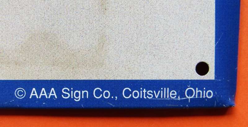 Old USA Southern Aircraft Corporation Metal Sign