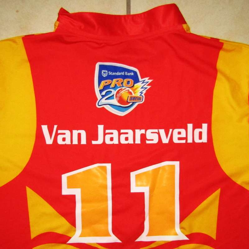 Old Highveld Lions Pro 20 - Van Jaarsveld - Players Cricket Jersey