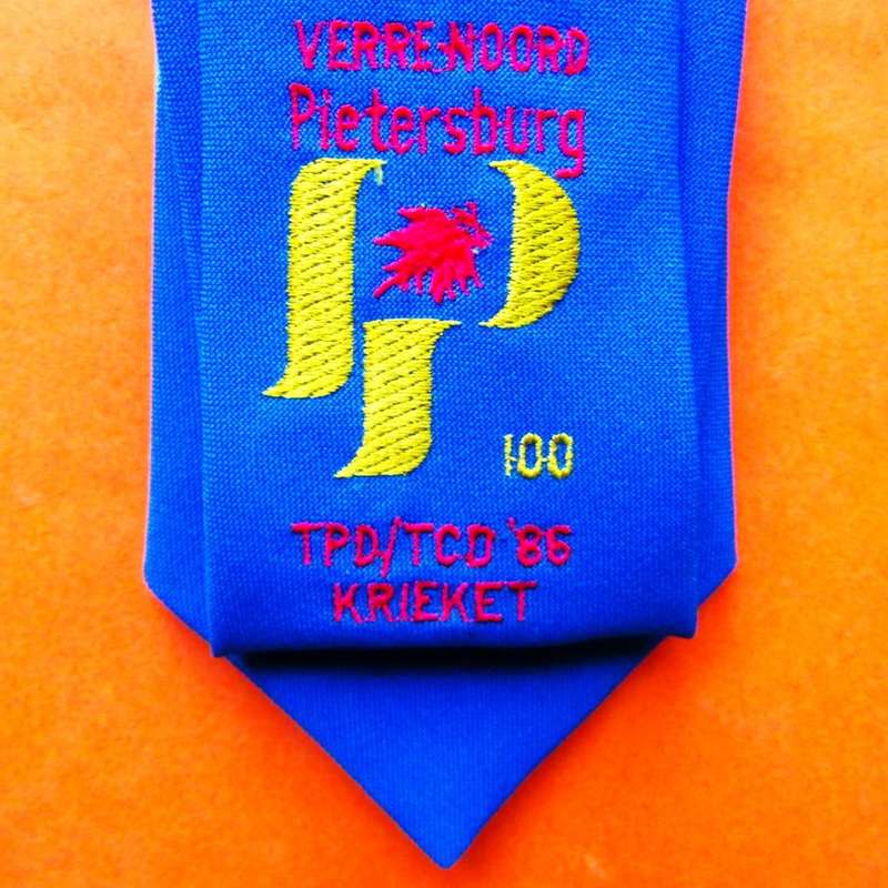 1986 Pietersburg Verre Noord Cricket Neck Tie