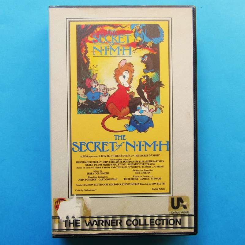 The Secret of NIMH - Movie VHS Tape (1988)