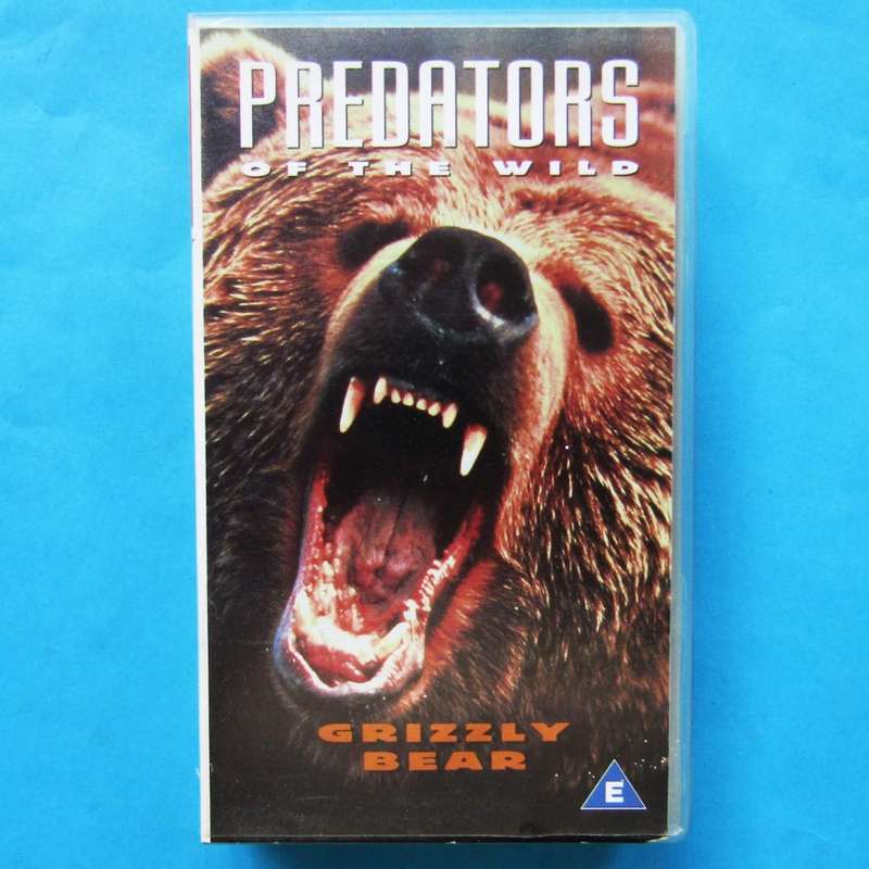 Grizzly Bear - Predators of the Wild - VHS Video Tape (1996)