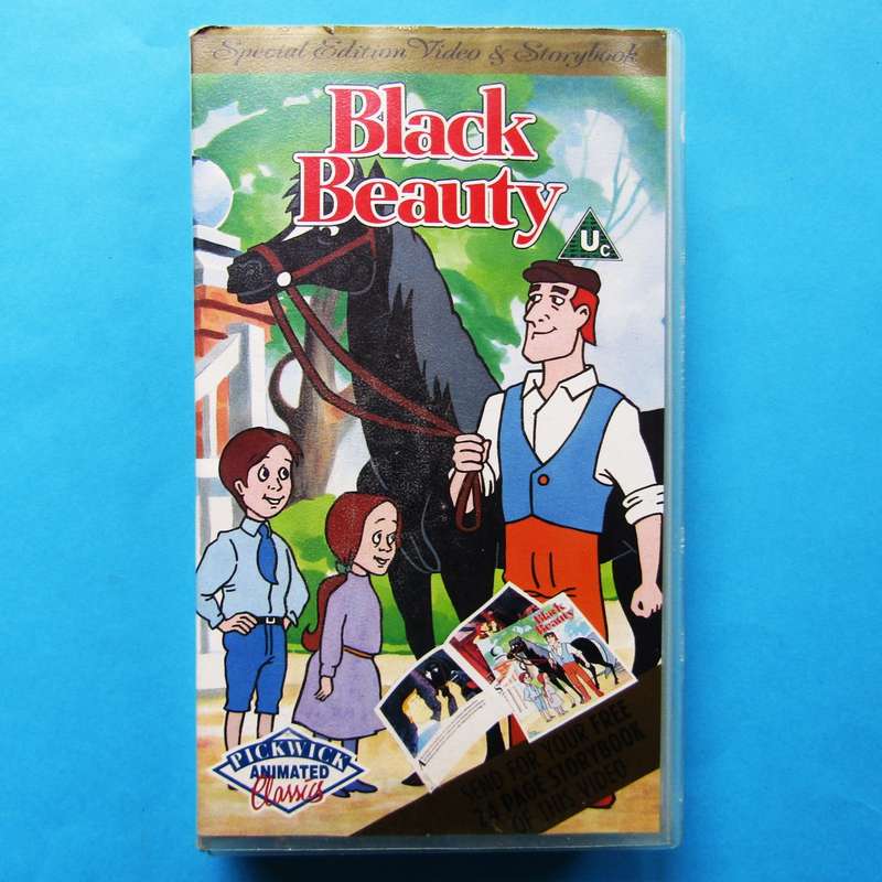 Black Beauty - Animation VHS Tape (1988)