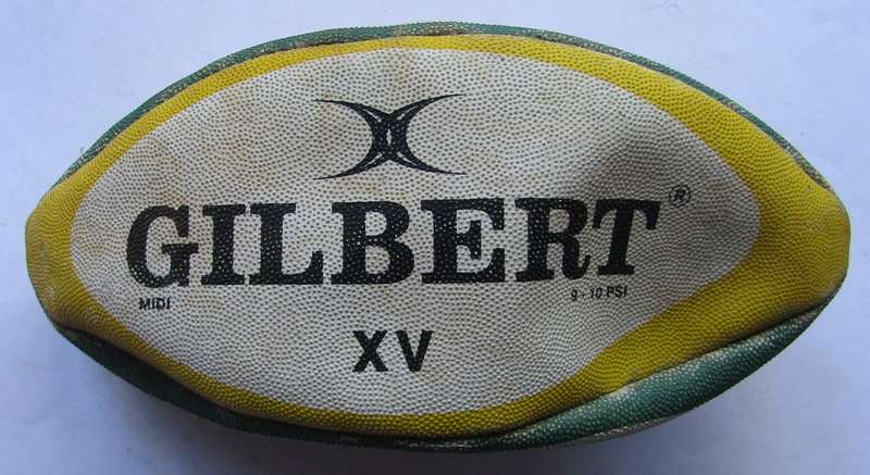 Old Gilbert Midi Size Springbok Rugby Ball