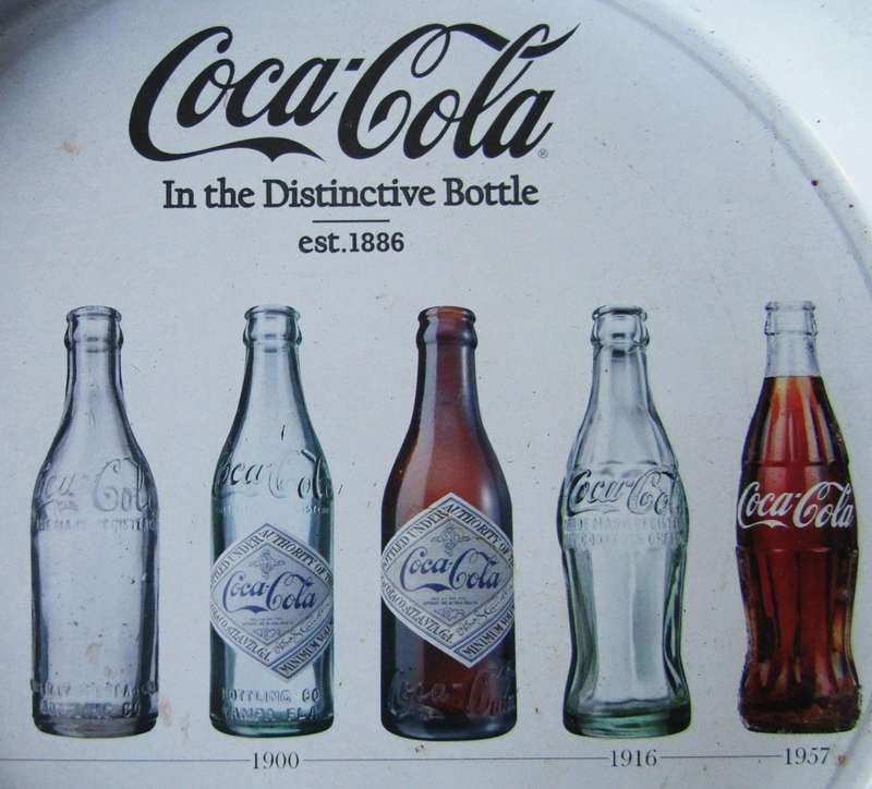 2013 Coca Cola Metal Bar Tray