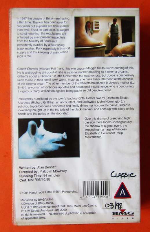 A Private Function - Movie VHS Tape (1996)