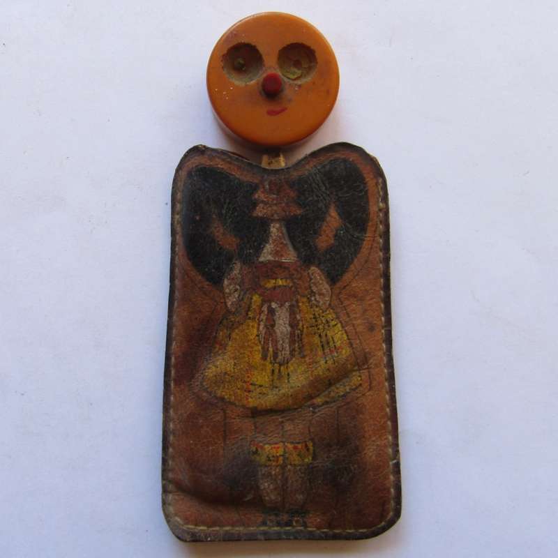 Old Bottle Opener with Leather Case
