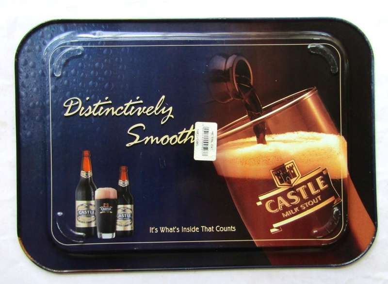 Old Castle Milk Stout Metal Bar Tray
