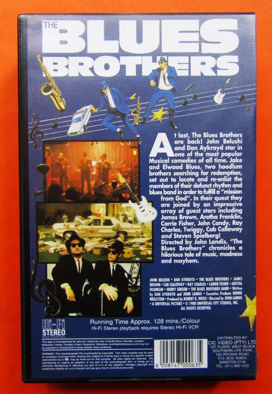 The Blues Brothers - Movie VHS Tape (1980)