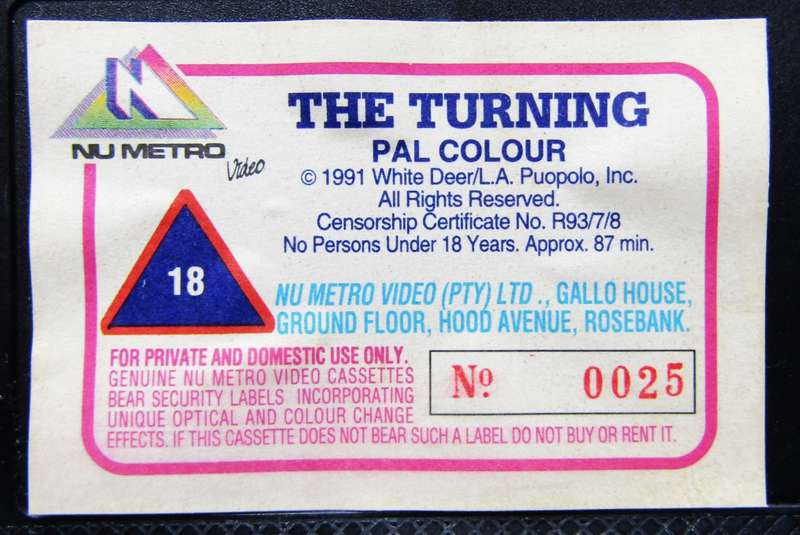 The Turning - Karen Allen - Movie VHS Tape (1993)
