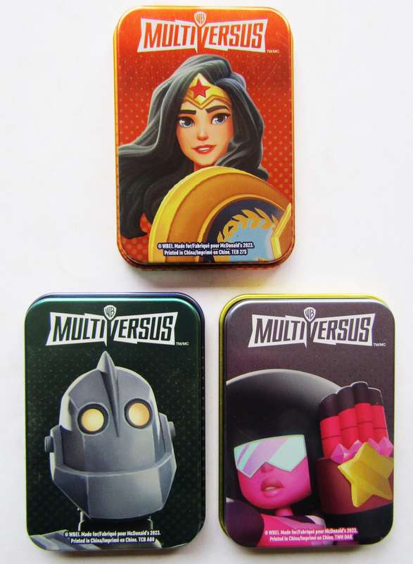 3 WB Multiverses Metal Tins