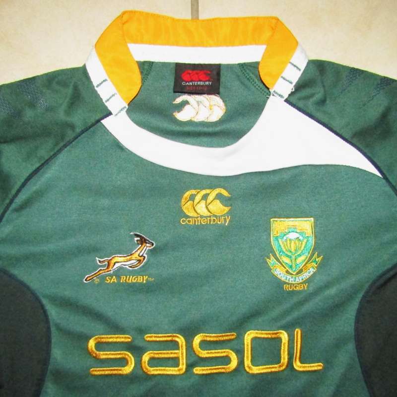 Old Springbok Rugby Jersey - Kids Size 11/12