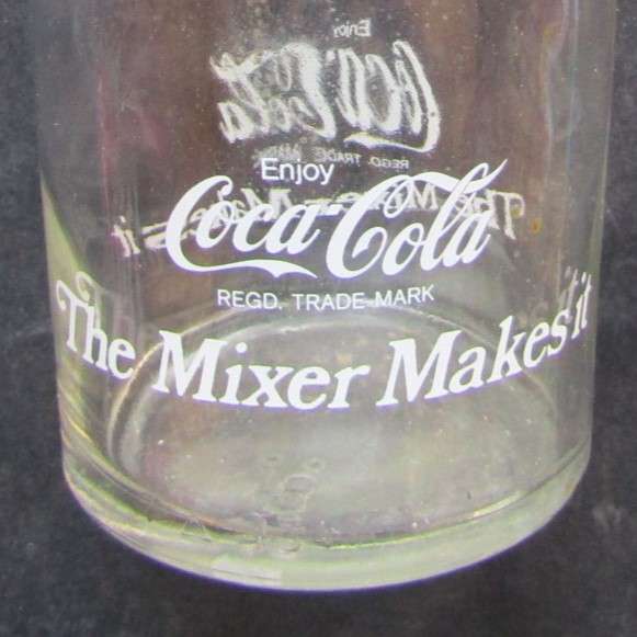 Old Coca Cola Glass Decanter
