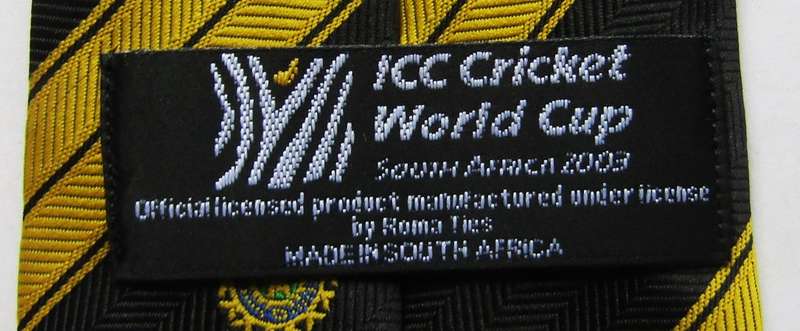 2003 ICC Cricket World Cup Neck Tie