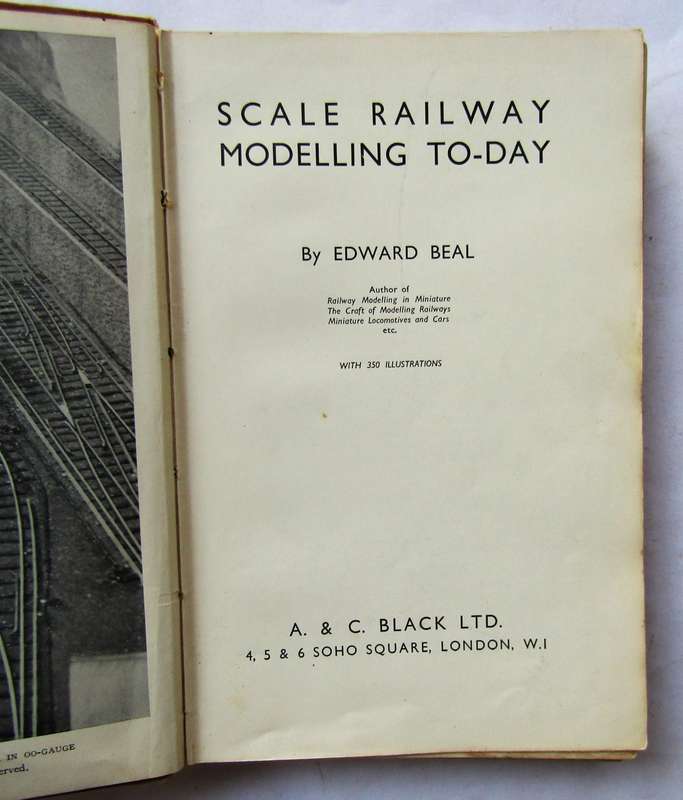 Scale Railway Modelling To-Day - Hardcover Book (1939)