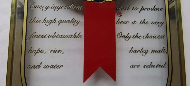 Old Michelob Beer Bar Sign with Clock