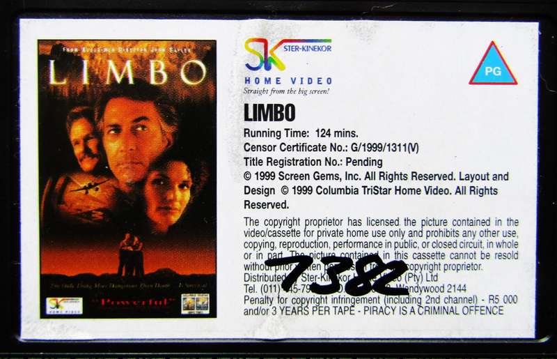 Limbo - Movie VHS Tape (1999)