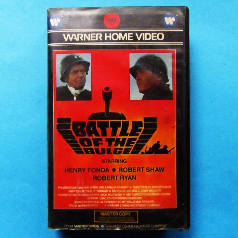 Battle of the Bulge - War Movie VHS Tape (1985)
