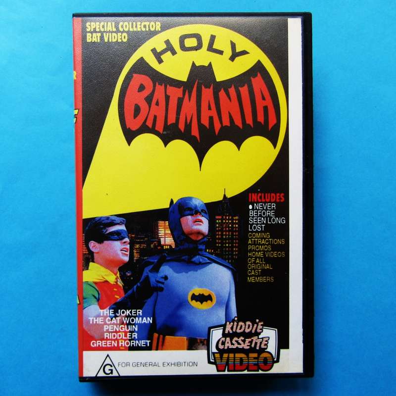 Holy Batmania - Collector Batman VHS Video Tape (1992)