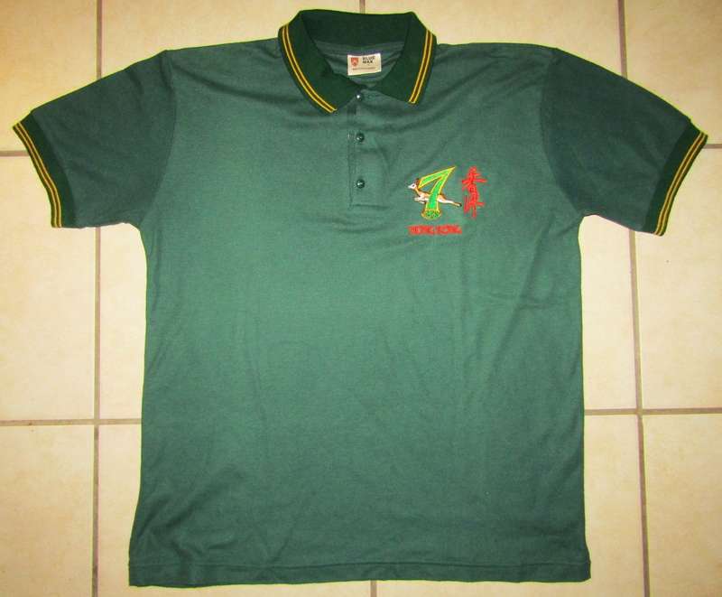 Old Hong Kong Sevens Springbok Rugby Shirt - XL Size
