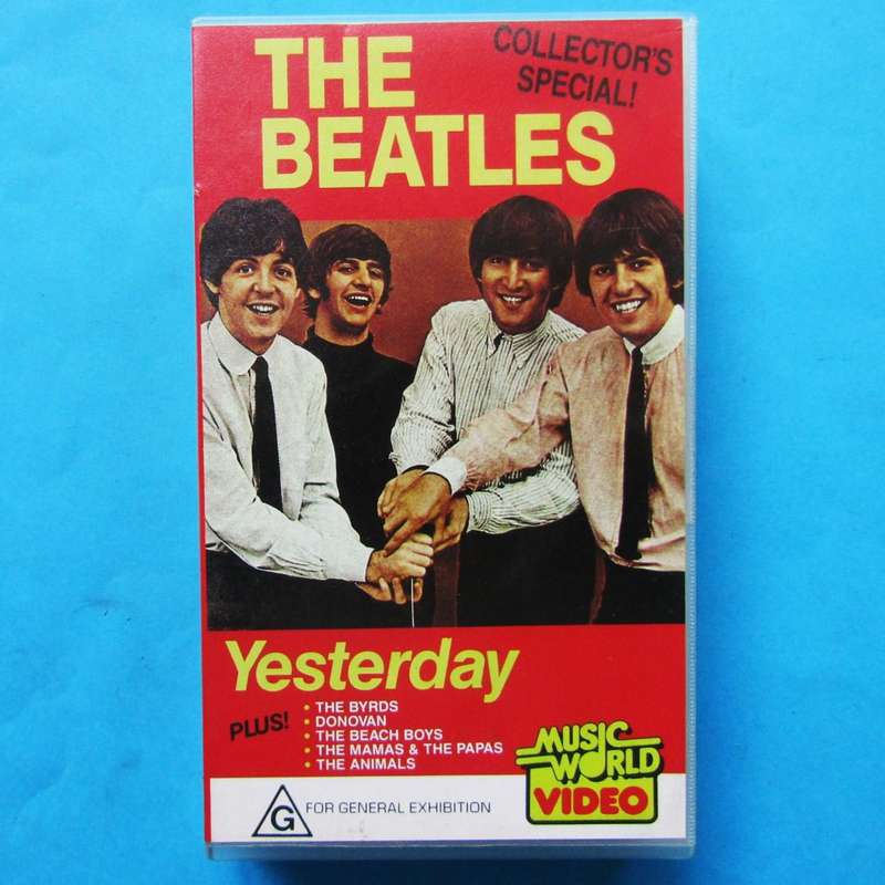 The Beatles - Yesterday - VHS Video Tape (1991)