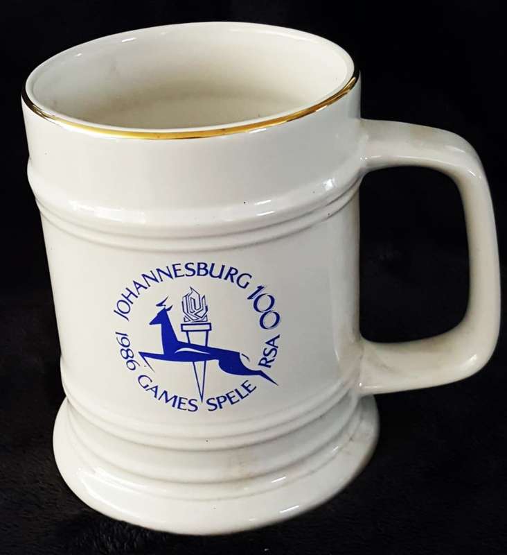 1986 RSA Games in Johannesburg Beer Mug