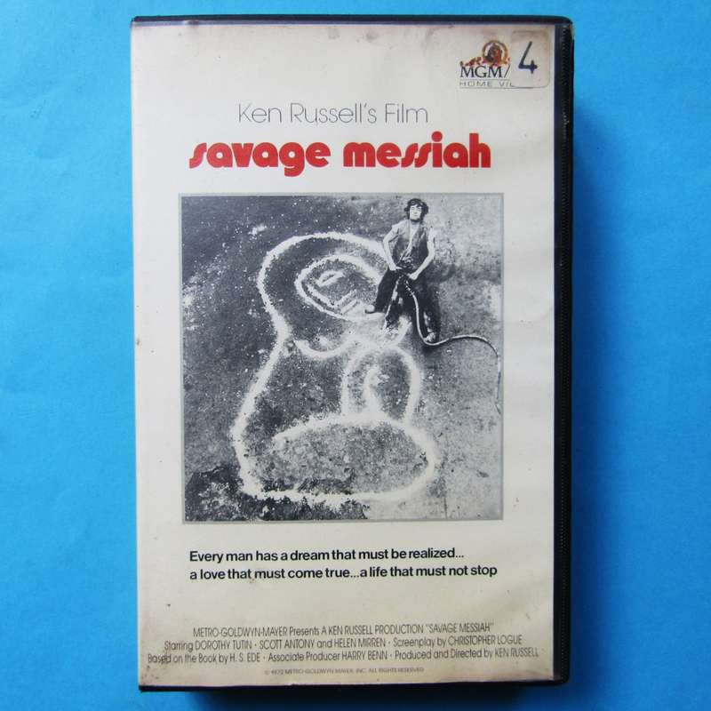 Savage Messiah - Movie VHS Tape (1972)