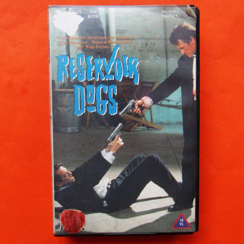 Reservoir Dogs - Quentin Tarantino - Movie VHS Tape (1993)